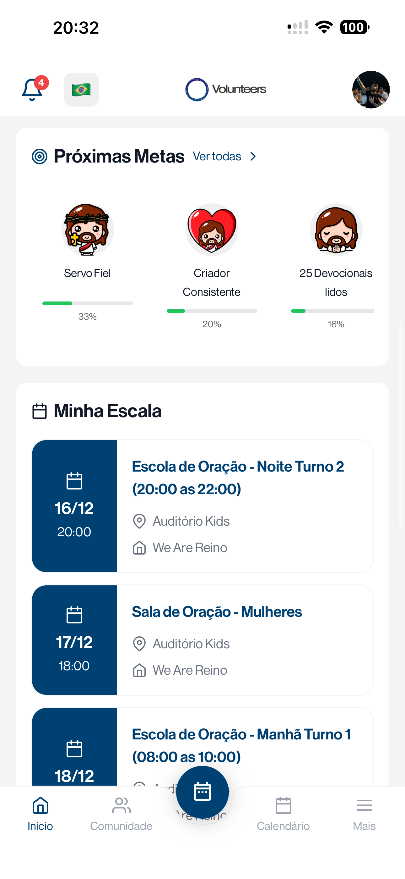 Metas e Escalas